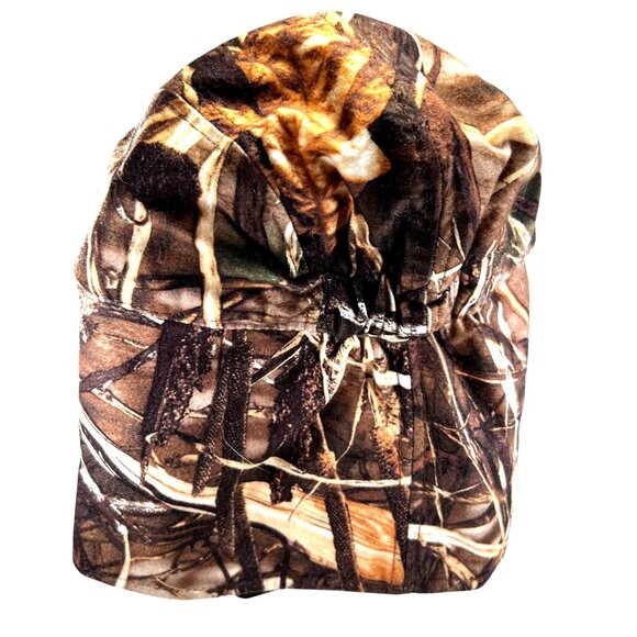 Cabelas Camouflage Hunting Hat Gore-tek Cap Adjustable Chin Strap Neck Flap Lg - Picture 8 of 15